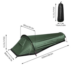 Ultralight Waterproof Single Person Backpacking Hiking Camping Tent