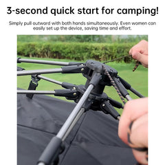 One Touch UV Resistant 4 Person Outdoor Camping Tent