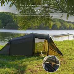Portable Folding Thickened Family Outdoor Camping Tunnel Tent