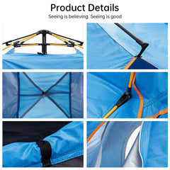 Quick Deploy 4 Person Outdoor Camping Family Tent