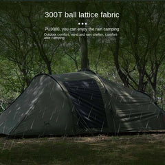 Portable Folding Thickened Family Outdoor Camping Tunnel Tent