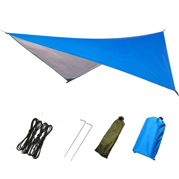 Multifunctional Waterproof Triangular Camping Beach Sunshade Canopy Tent