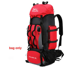90L Waterproof Mountaineering Hiking Camping Travel Backpack Bag