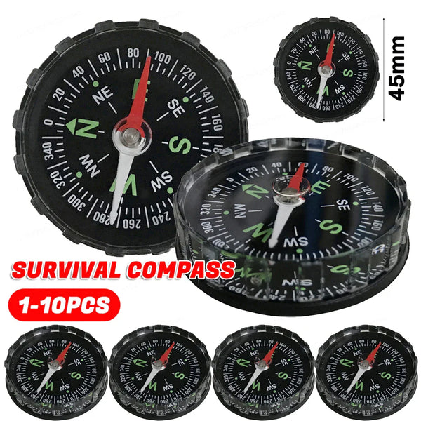 Mini Pocket Compass Portable Camping Hiking Survival Navigator