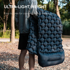 Inflatable Camping Sleeping Pad with Pillow for Hiking