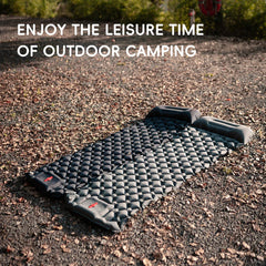 Inflatable Camping Sleeping Pad with Pillow for Hiking