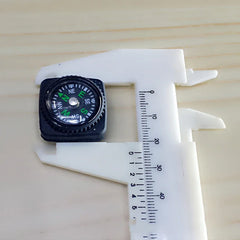 Mini Button Compass Portable Hiking Camping Watch Strap