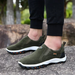 Men Waterproof Breathable Anti-Slip Outdoor Hiking Trail Shoes
