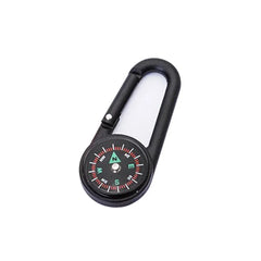 Mini Compass Carabiner Hiking Camping Survival Keychain Tool