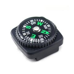 Mini Button Compass Portable Hiking Camping Watch Strap
