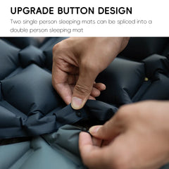 Inflatable Camping Sleeping Pad with Pillow for Hiking