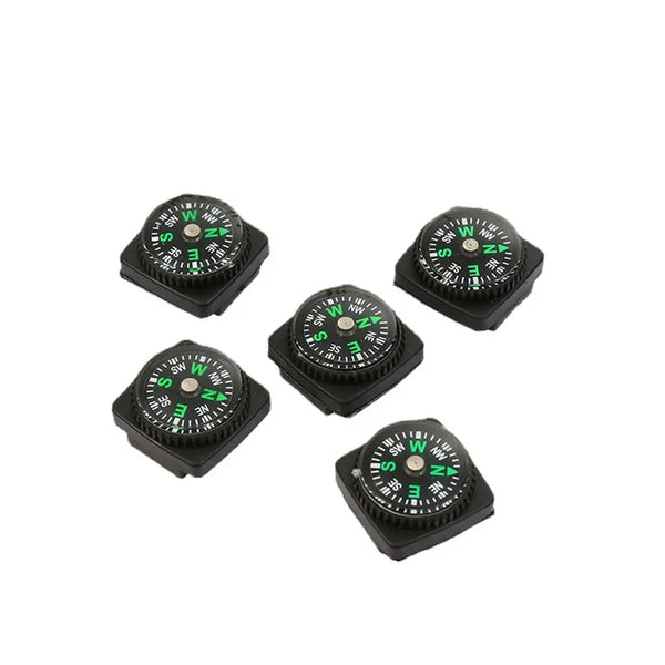 Mini Button Compass Portable Hiking Camping Watch Strap