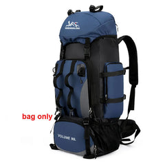 90L Waterproof Mountaineering Hiking Camping Travel Backpack Bag