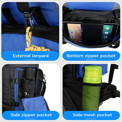 90L Waterproof Mountaineering Hiking Camping Travel Backpack Bag