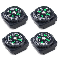 Mini Button Compass Portable Hiking Camping Watch Strap