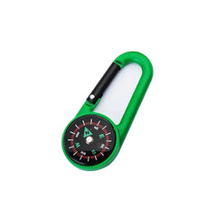 Mini Compass Carabiner Hiking Camping Survival Keychain Tool