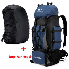 90L Waterproof Mountaineering Hiking Camping Travel Backpack Bag