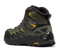 Metallic Green Waterproof Vibram Outdoor Hiking Boots