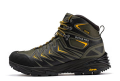 Metallic Green Waterproof Vibram Outdoor Hiking Boots