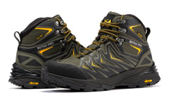 Metallic Green Waterproof Vibram Outdoor Hiking Boots