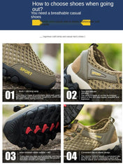Men Quick Dry Non-Slip Outdoor Barefoot Water Shoes