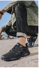 Men Waterproof Breathable Non-Slip Outdoor Trail Running Shoes