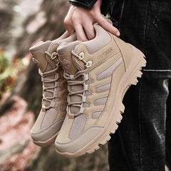 Men Waterproof Winter Hiking Outdoor Anti-Skid Ankle Boots