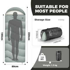 Cotton Envelope Outdoor Camping Backpacking Sleeping Bag Sack
