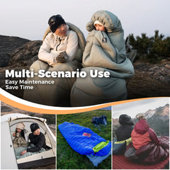 Cotton Envelope Outdoor Camping Backpacking Sleeping Bag Sack