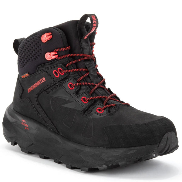Farmington Black Waterproof Vibram Outdoor Hiking Boots