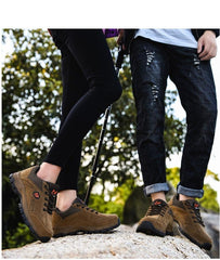 Winter Couple Warm Lightweight Non-Slip Outdoor Hiking Shoes