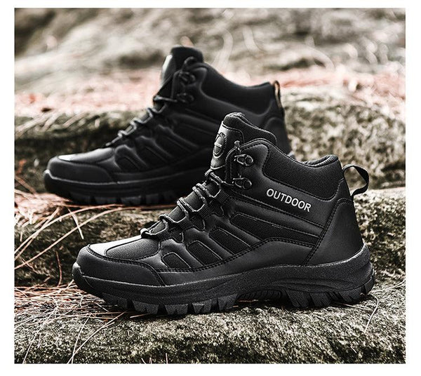 Men Waterproof Winter Hiking Outdoor Anti-Skid Ankle Boots