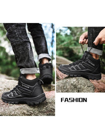 Men Waterproof Winter Hiking Outdoor Anti-Skid Ankle Boots